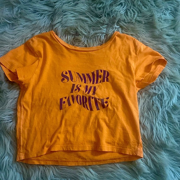 Summer is my Favorite Cropped T-Shirt by Aerie - Picture 1 of 3